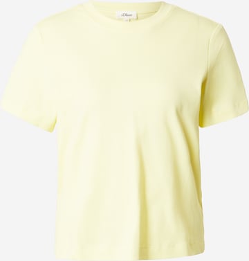 s.Oliver Футболка в Желтый: спереди