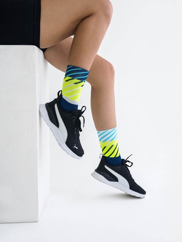 INCYLENCE Athletic Socks 'DIAGONALS' in Blue