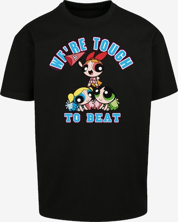 F4NT4STIC Shirt 'Powerpuff Girls Tough To Beat' in Zwart: voorkant