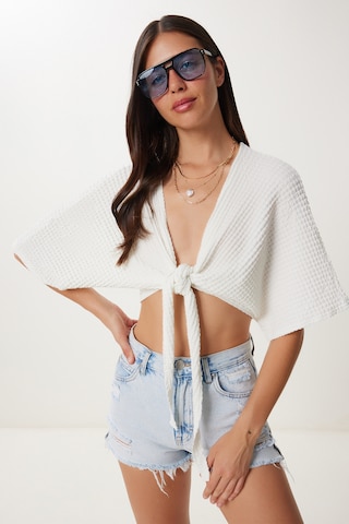 Happiness İstanbul Μπλούζα σε λευκό