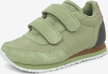 WODEN Sneakers 'Nor Suede' in Groen: voorkant