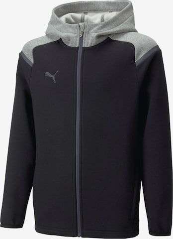 PUMA Performance Jacket in Black: front