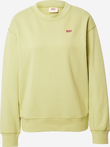 LEVI'S ® Sweatshirt 'Standard Crew' in Yellow: front