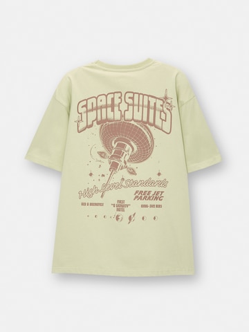 Pull&Bear T-Shirt in Grün