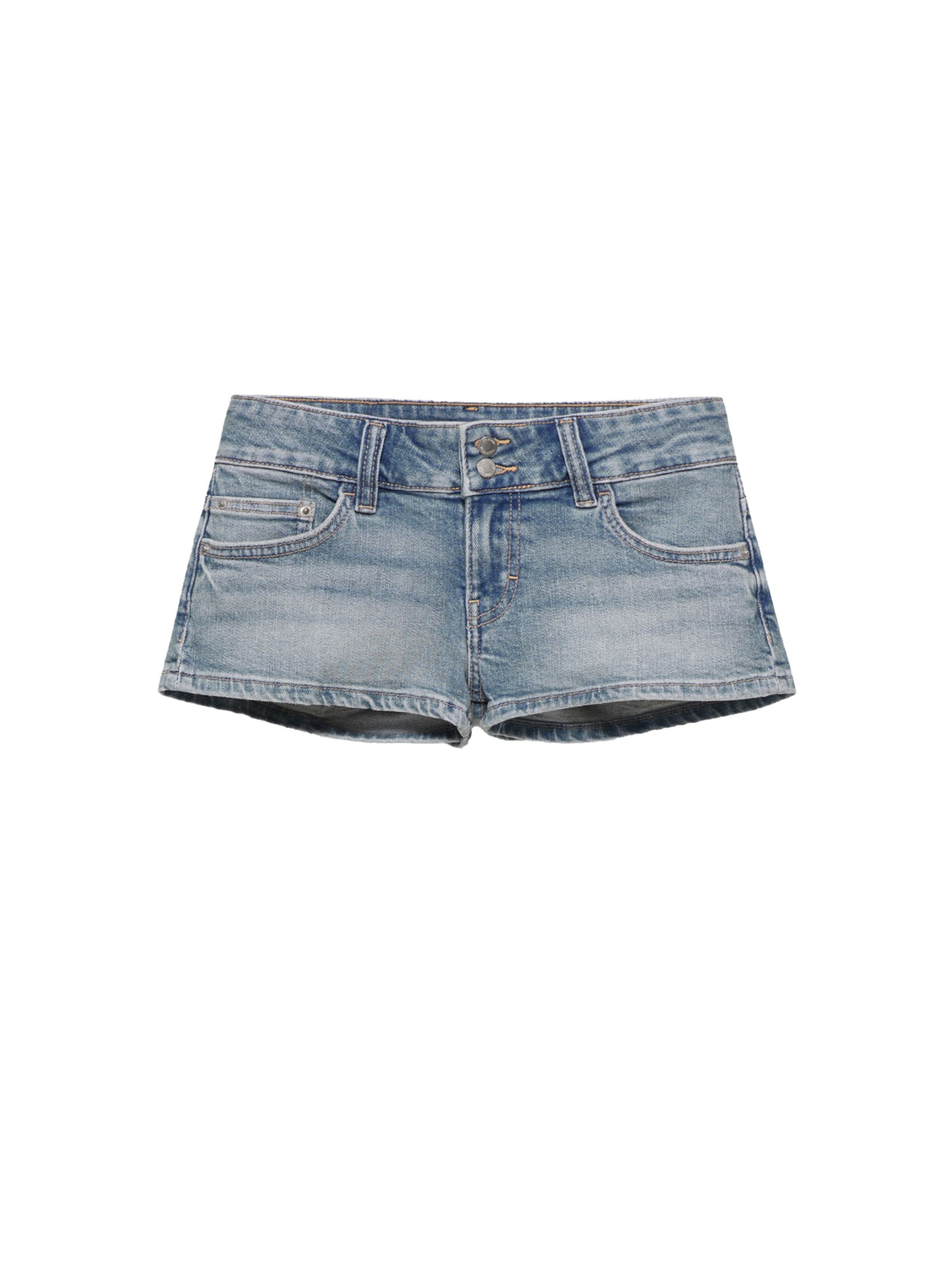 Jeans pe 24-25 Pull&Bear pe albastru denim, Vizualizare produs