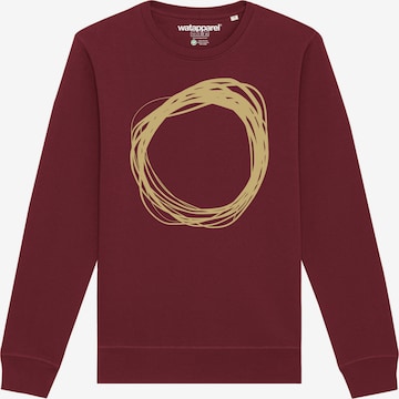 Sweat-shirt 'Kreis' Watapparel en rouge : devant