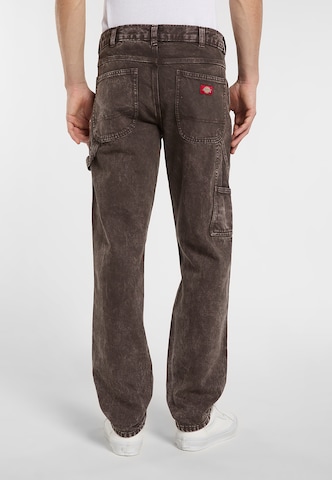 DICKIES Tapered Jeans 'CARPENTER ' in Bruin