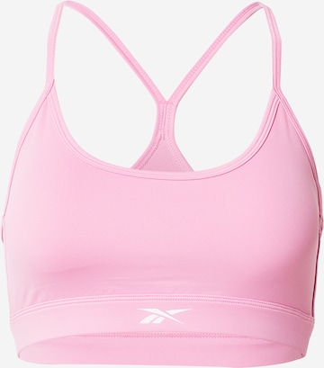 Reebok Bustier Sportmelltartók 'KENDAL' - rózsaszín: elől