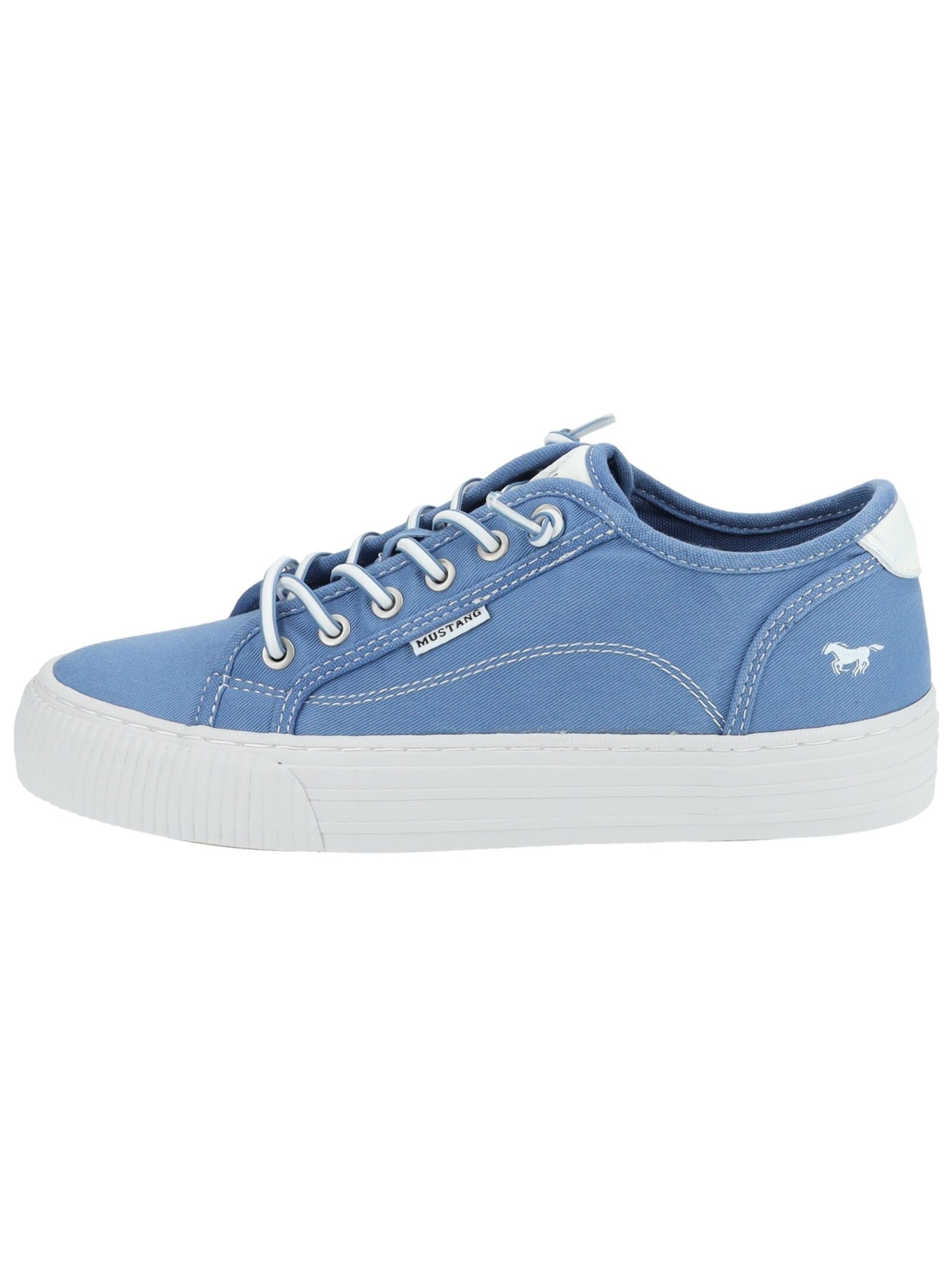 Sneaker bassa di MUSTANG in blu: frontale