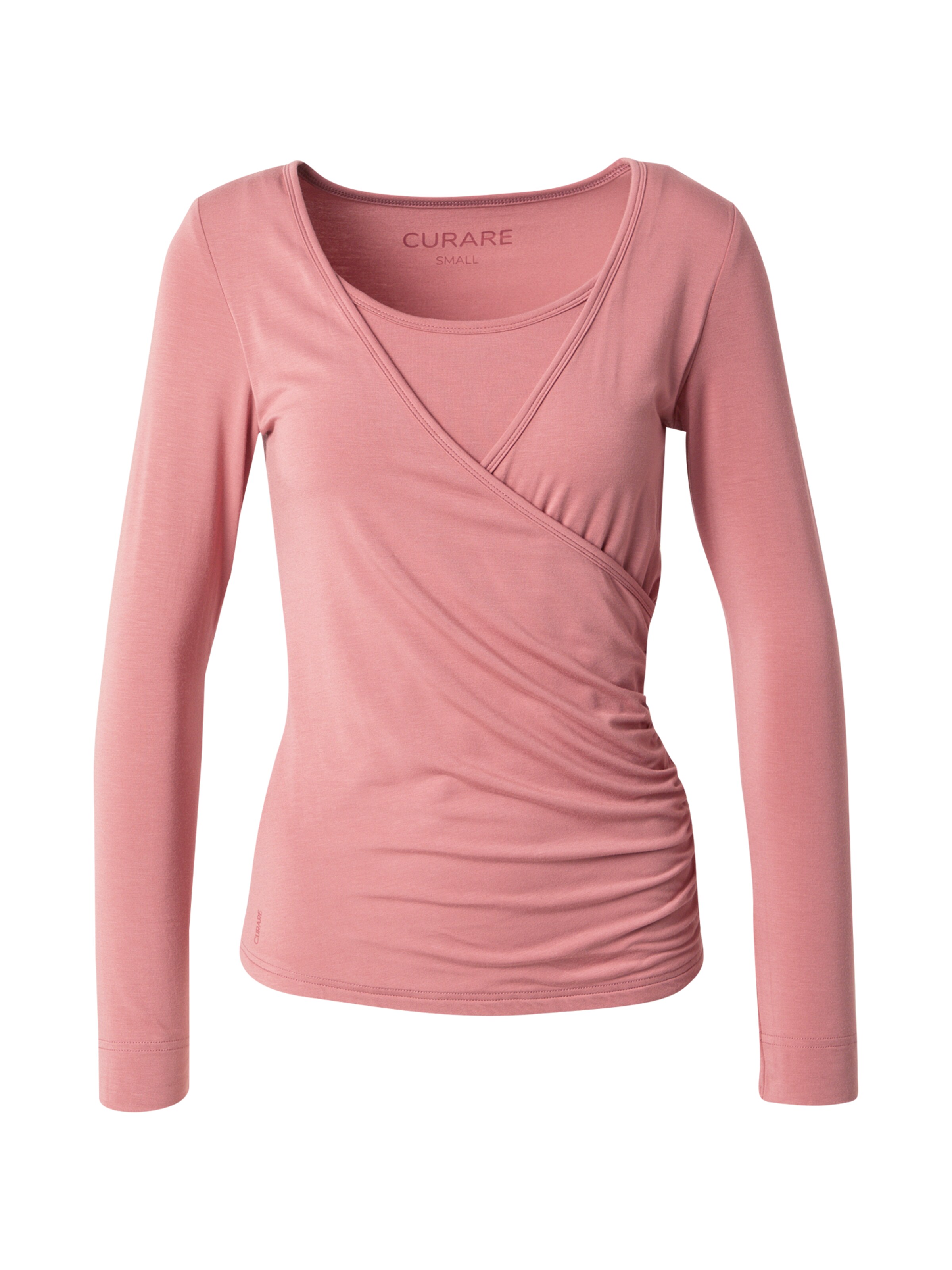 CURARE Yogawear Koszulka funkcyjna 'Flow' w kolorze różowy: przód