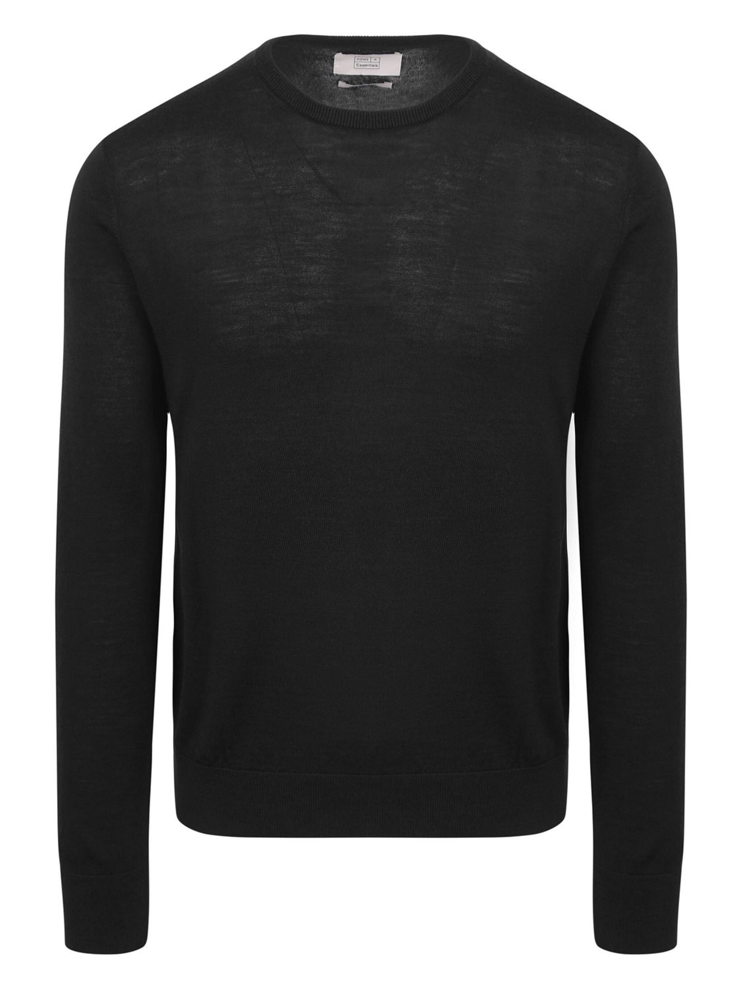 KING Essentials Shirt 'The John' in Black: front