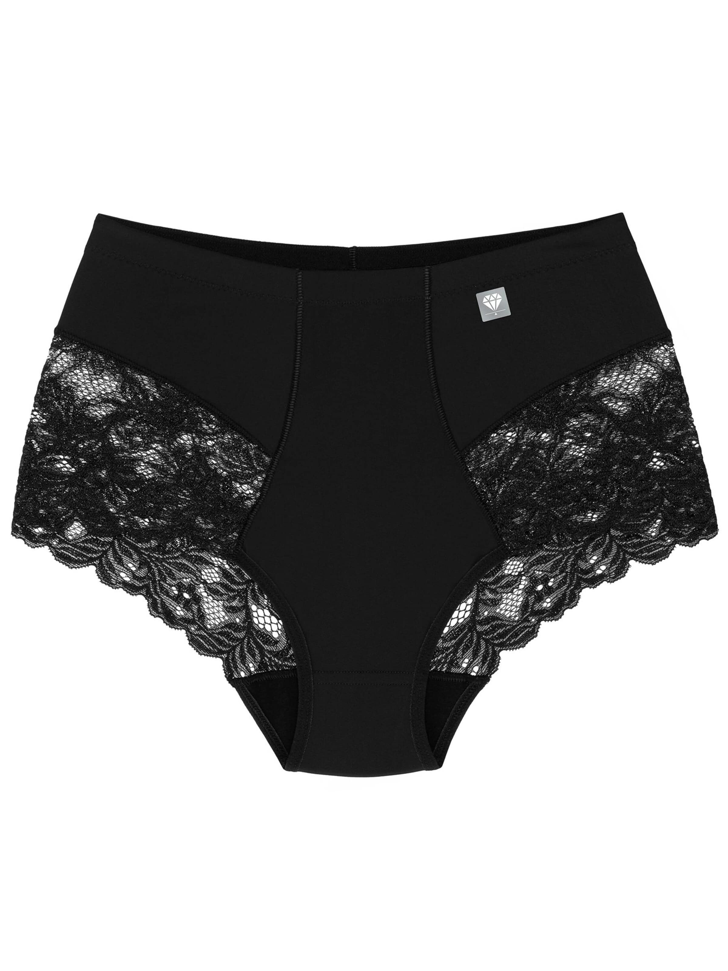Wolbar Slip 'Diamond 3506'‌‌ in Schwarz: Vorderseite