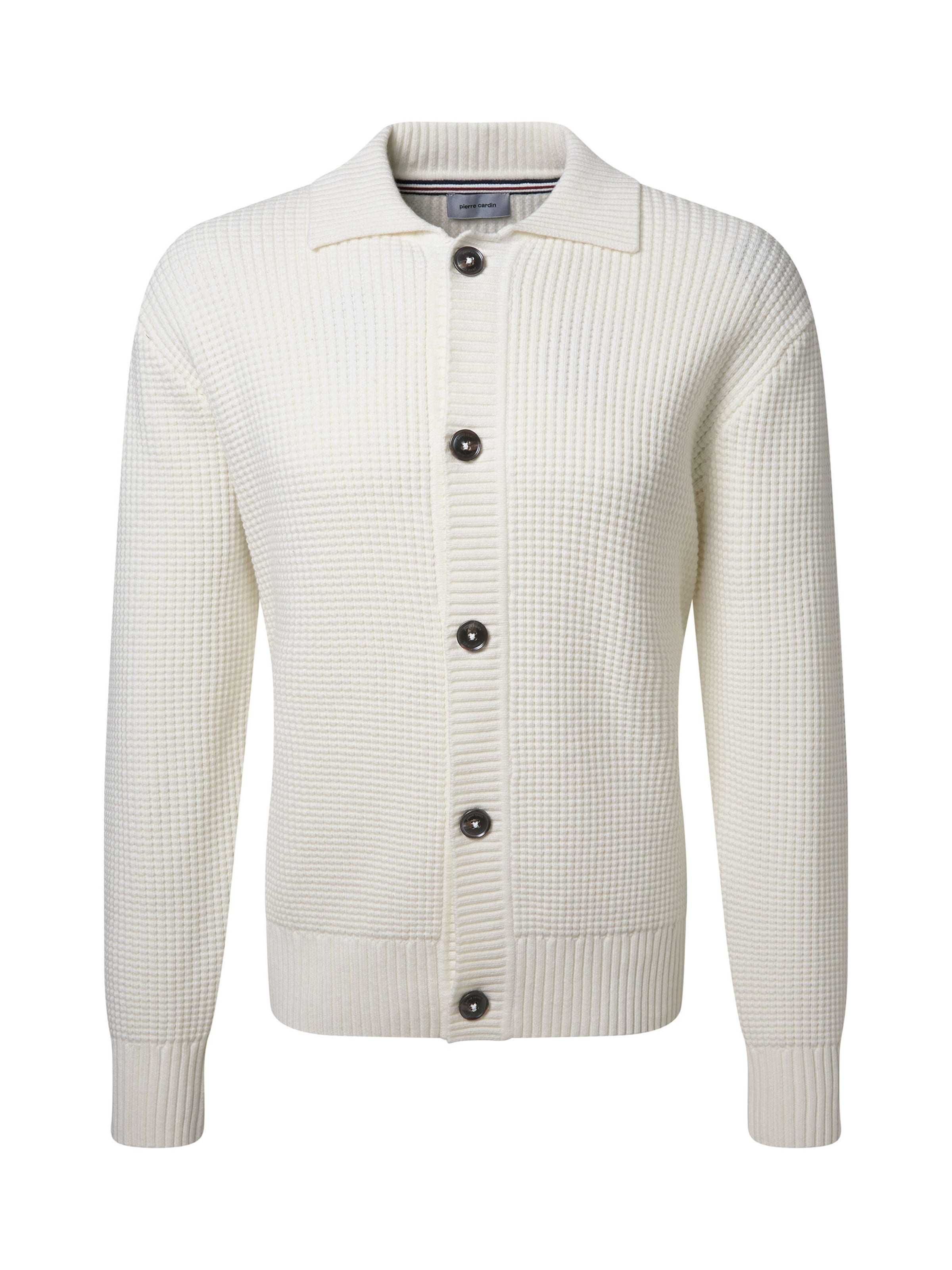 PIERRE CARDIN Strickjacke in Beige: Vorderseite