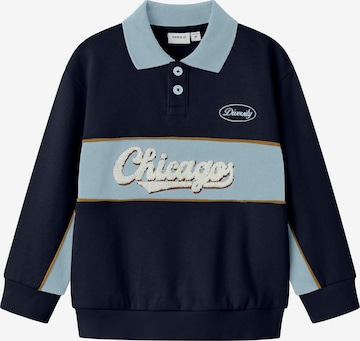 Sweat 'NMMLUCAN' NAME IT en bleu : devant