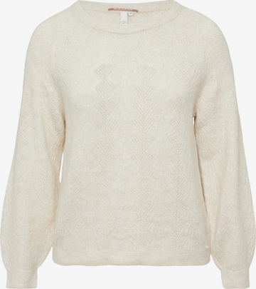 QS Trui in Beige: voorkant