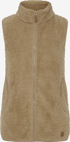 Gilet 'Theri' di Oxmo in beige: frontale