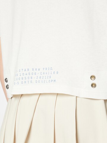 G-Star RAW - Camiseta en blanco