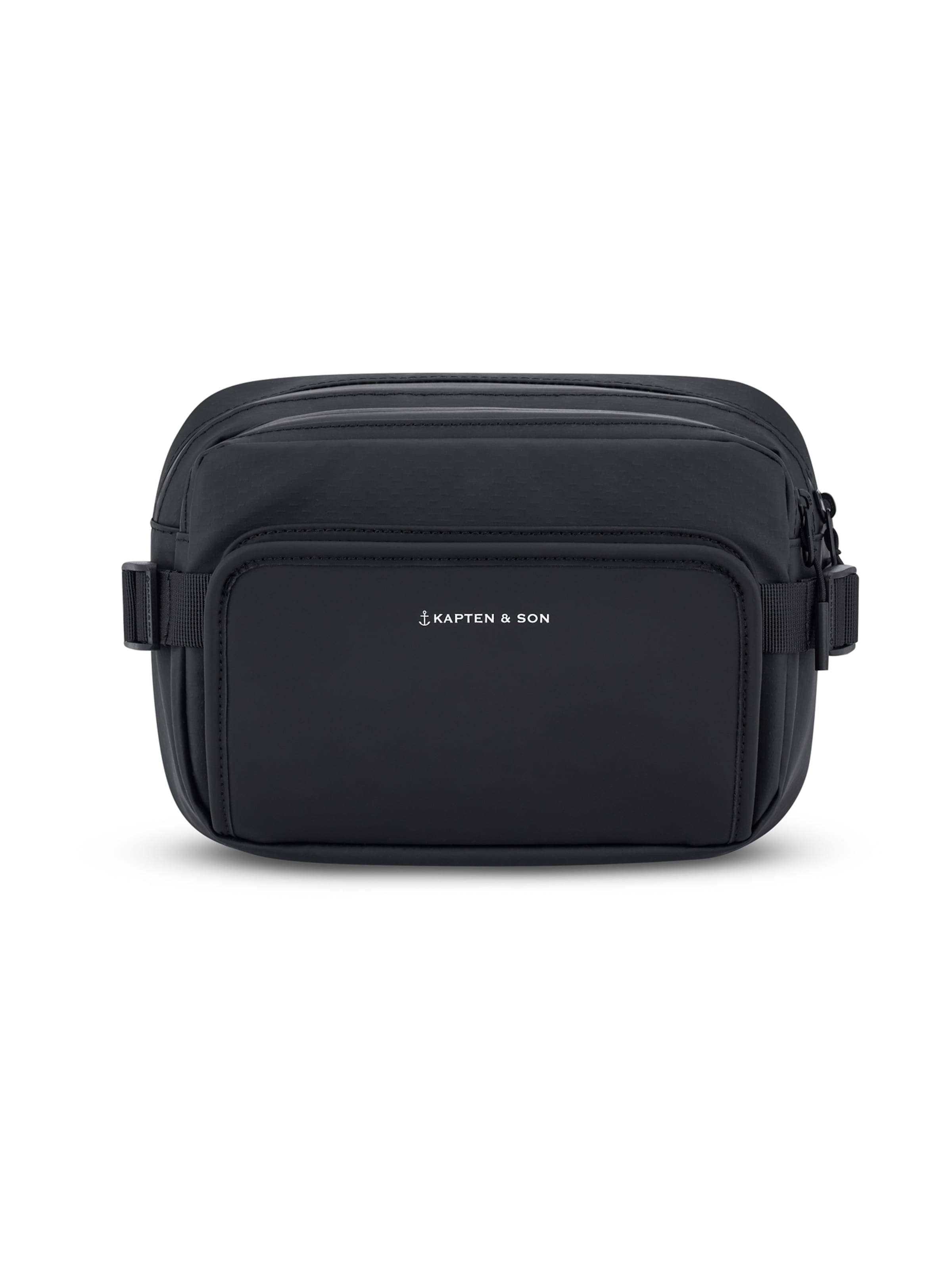 Kapten & Son Τσαντάκι μέσης 'Lisbon Crossbody' σε μαύρο: μπροστά
