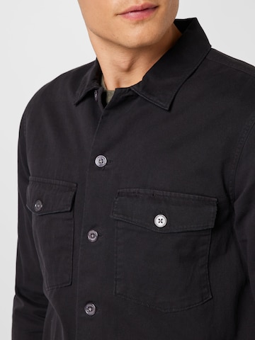 AllSaints Regular Fit Hemd in Schwarz