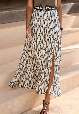 LASCANA Skirt in Beige