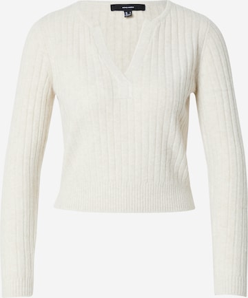 VERO MODA - Jersey 'ELINE' en beige: frente