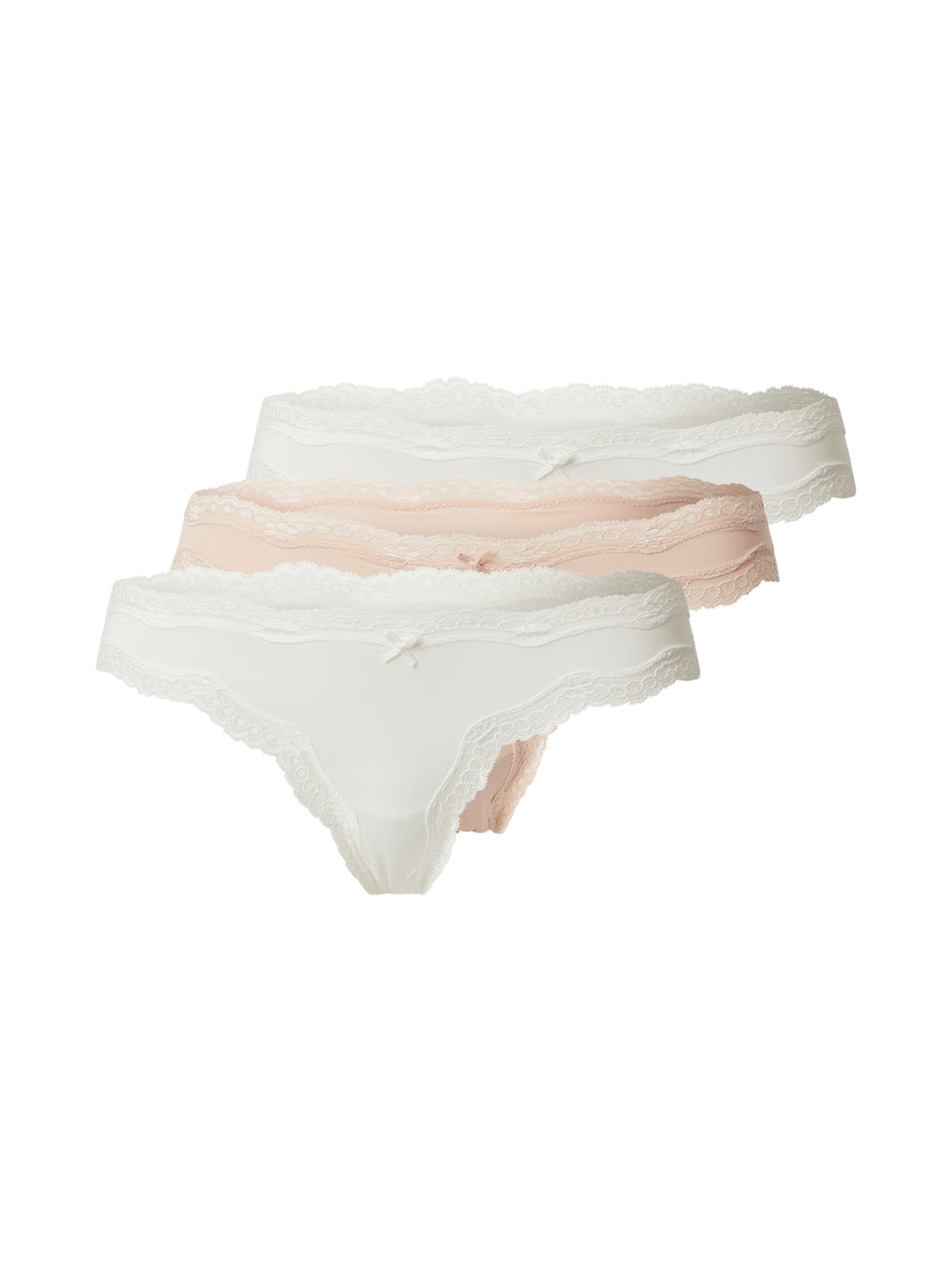 ETAM Tanga 'JIM MICRO' – béžová: přední strana