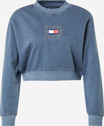 Tommy Jeans Sweatshirt in Blue: front