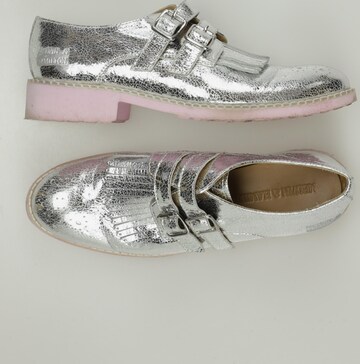 MELVIN & HAMILTON Flats & Loafers in 37 in Silver: front