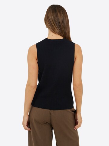 BRAVE SOUL Gebreide bodywarmer in Zwart