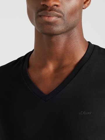 s.Oliver T-shirt i svart