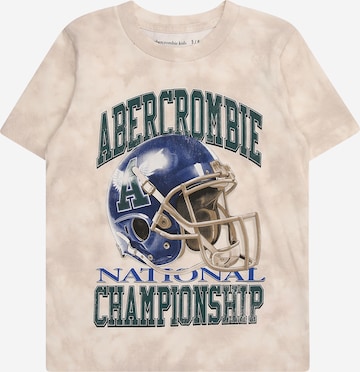 pilka Abercrombie & Fitch Marškinėliai 'CHAMPIONSHIP': priekis