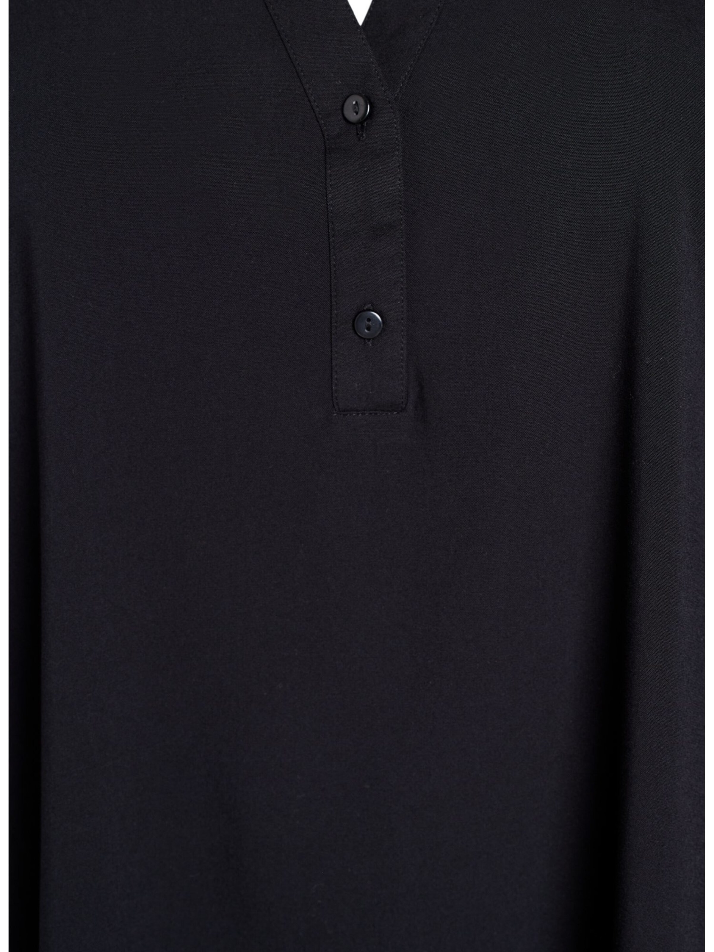 Flash by Zizzi Bluse 'Flenni' in Schwarz