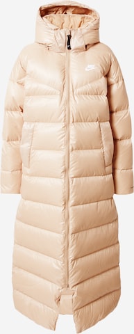 Manteau d’hiver Nike Sportswear en beige : devant