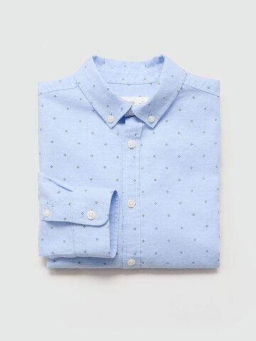 MANGO KIDS Regular fit Button Up Shirt 'OXFORDP' in Blue