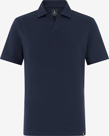 Boggi Milano Poloshirt in Blau: Vorderseite