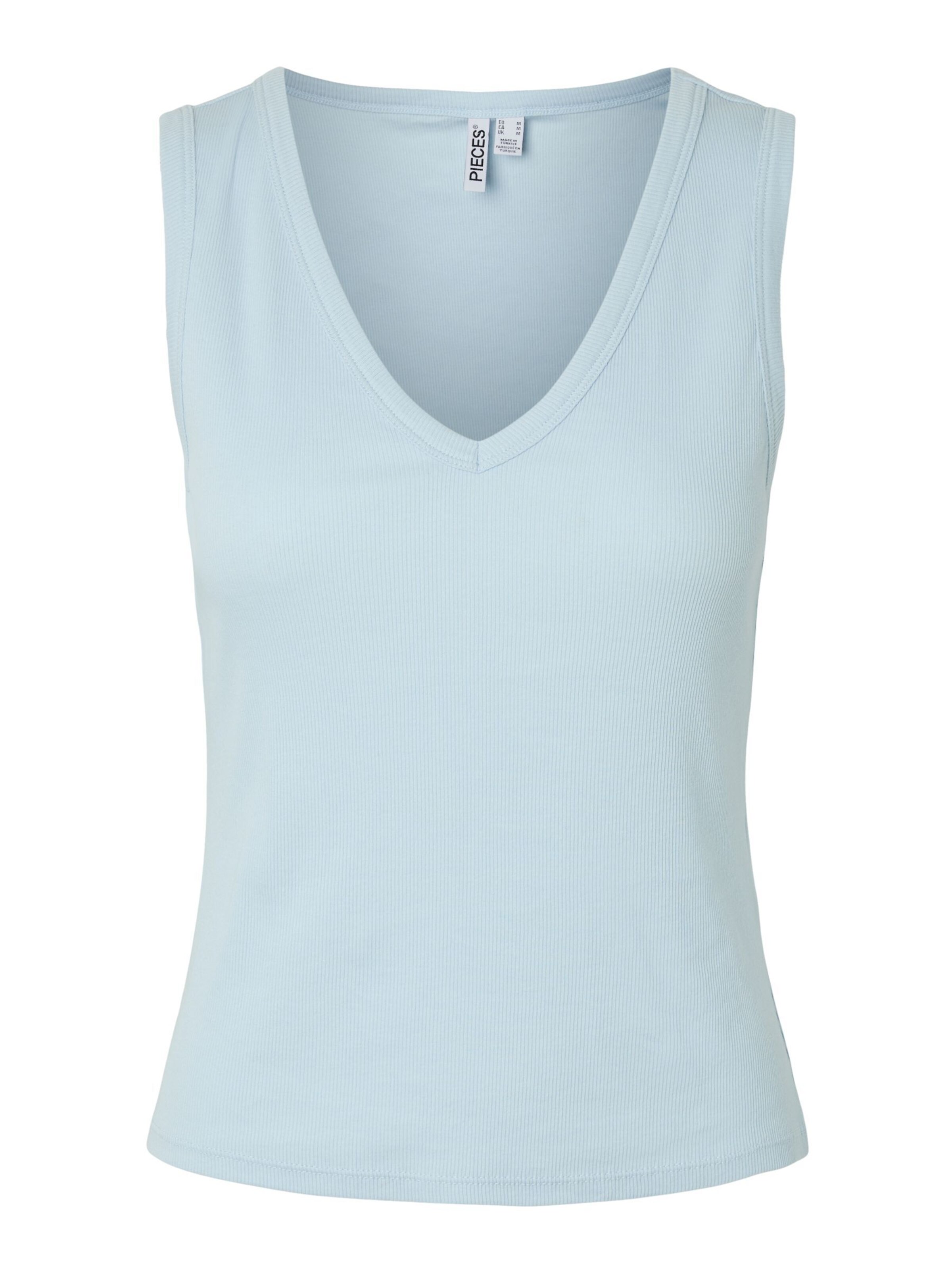 PIECES Onderhemd 'PCBella' in Blauw: voorkant