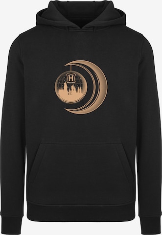 F4NT4STIC Sweatshirt 'Harry Potter Hogwarts Moon' in Schwarz: predná strana