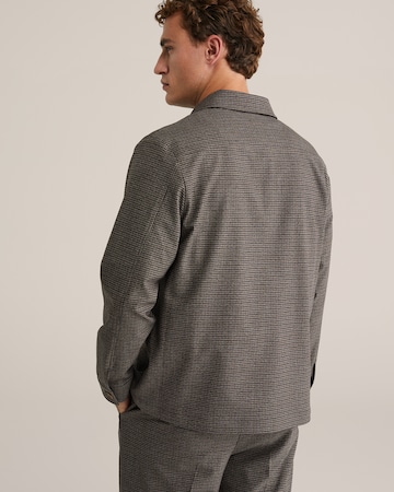 WE Fashion Regular fit Button Up Shirt in Brown