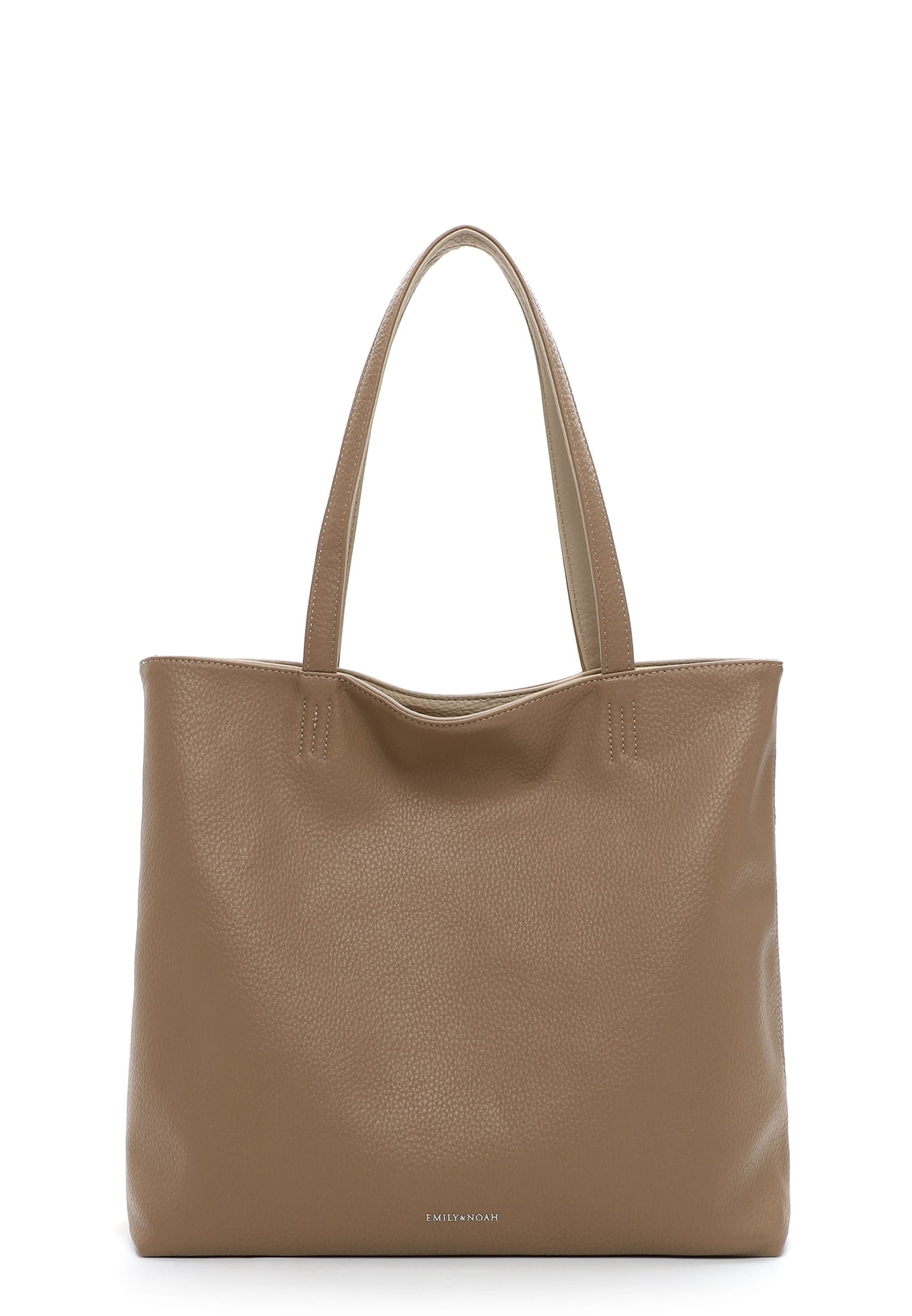 Cabas 'Eva ' Emily & Noah en beige : devant