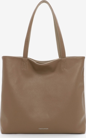 Cabas 'Eva ' Emily & Noah en beige : devant