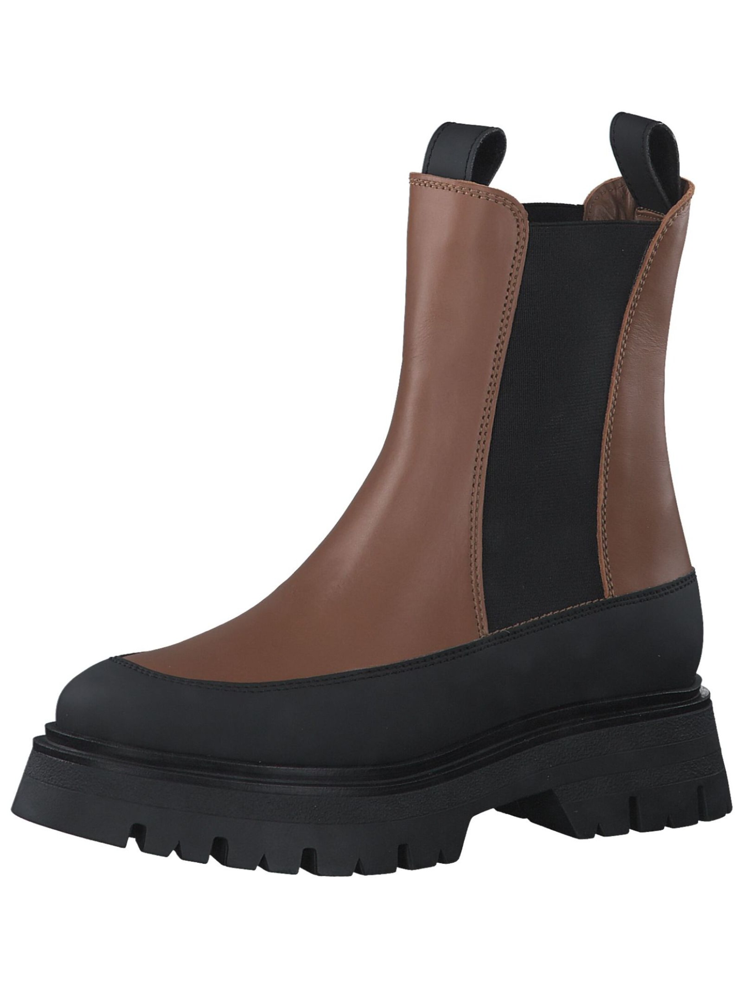 Tamaris Chelsea boots in Bruin: voorkant