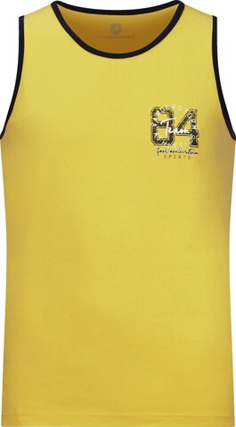 T-Shirt ' Sakari ' Jan Vanderstorm en jaune