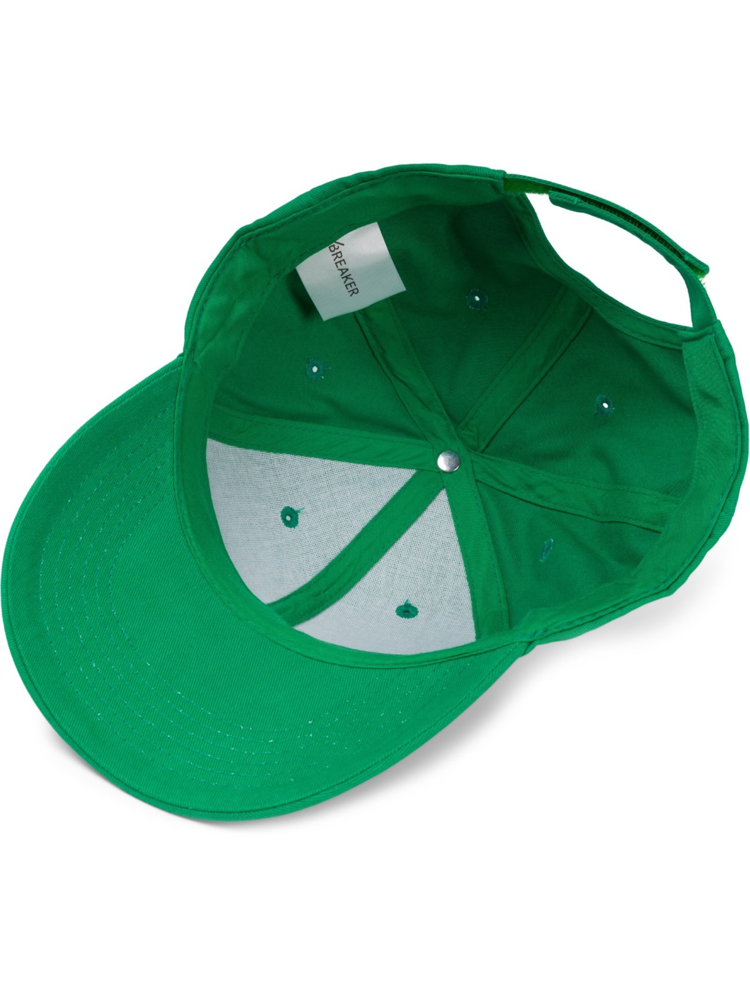 styleBREAKER Cap 'Baseball Cap Einfarbig'‌‌‌‌‌‌ in Grün