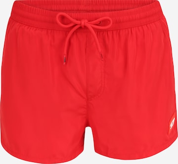 DIESEL Badeshorts 'Caybay' i rød: forside