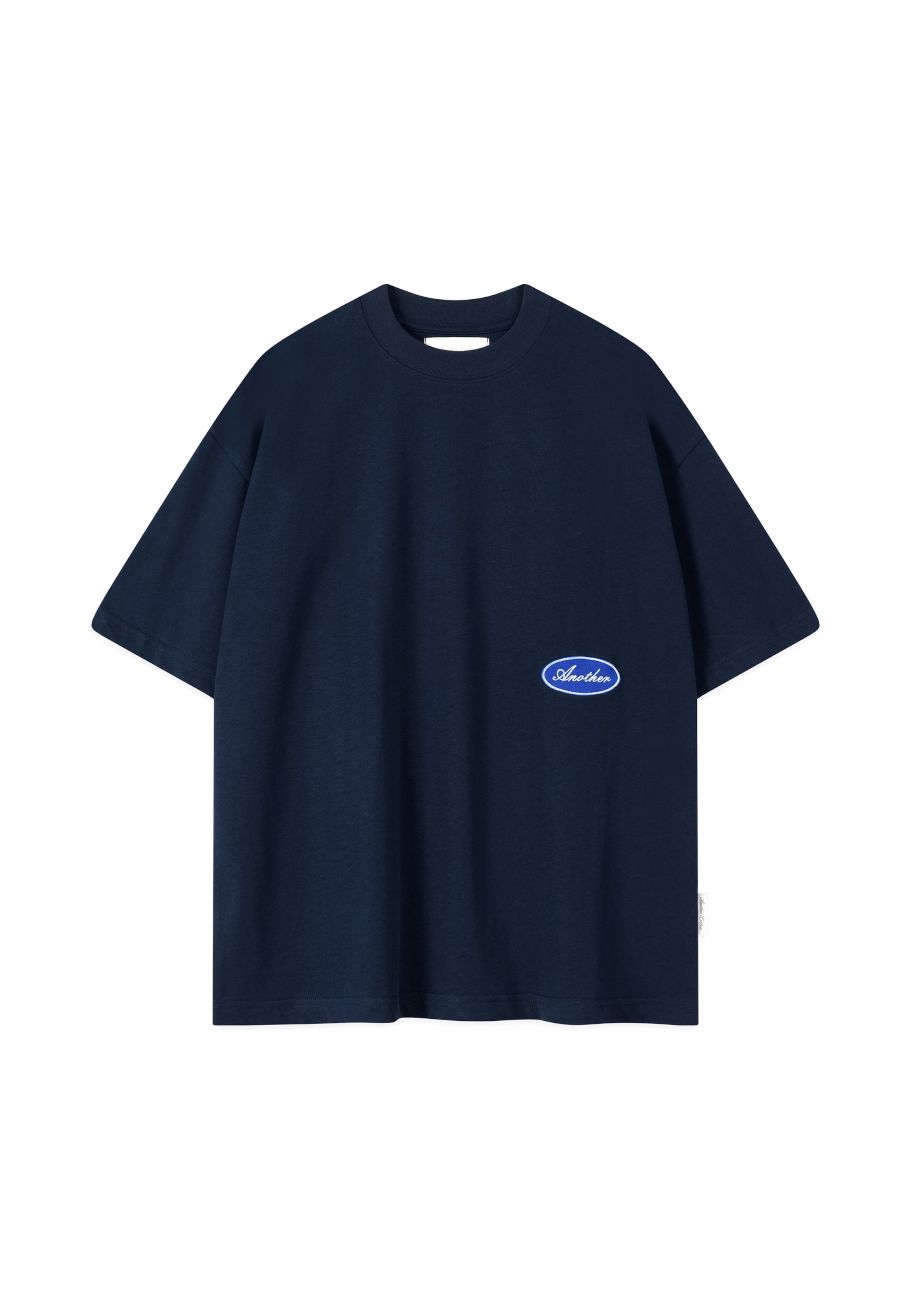 T-shirt 'Miles & Moments' Another Cotton Lab en bleu : devant