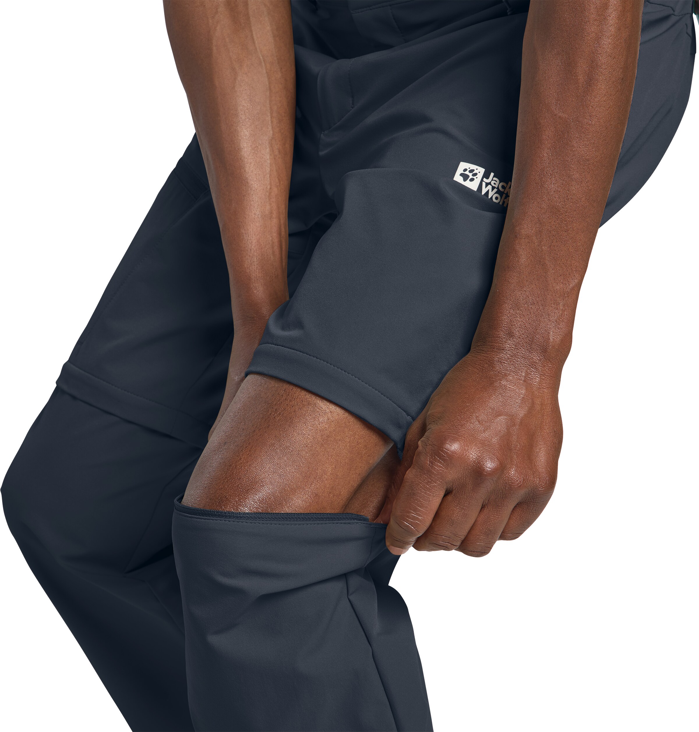 JACK WOLFSKIN Regular Outdoor Pants in Black