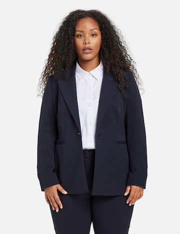 Blazer SAMOON en bleu : devant