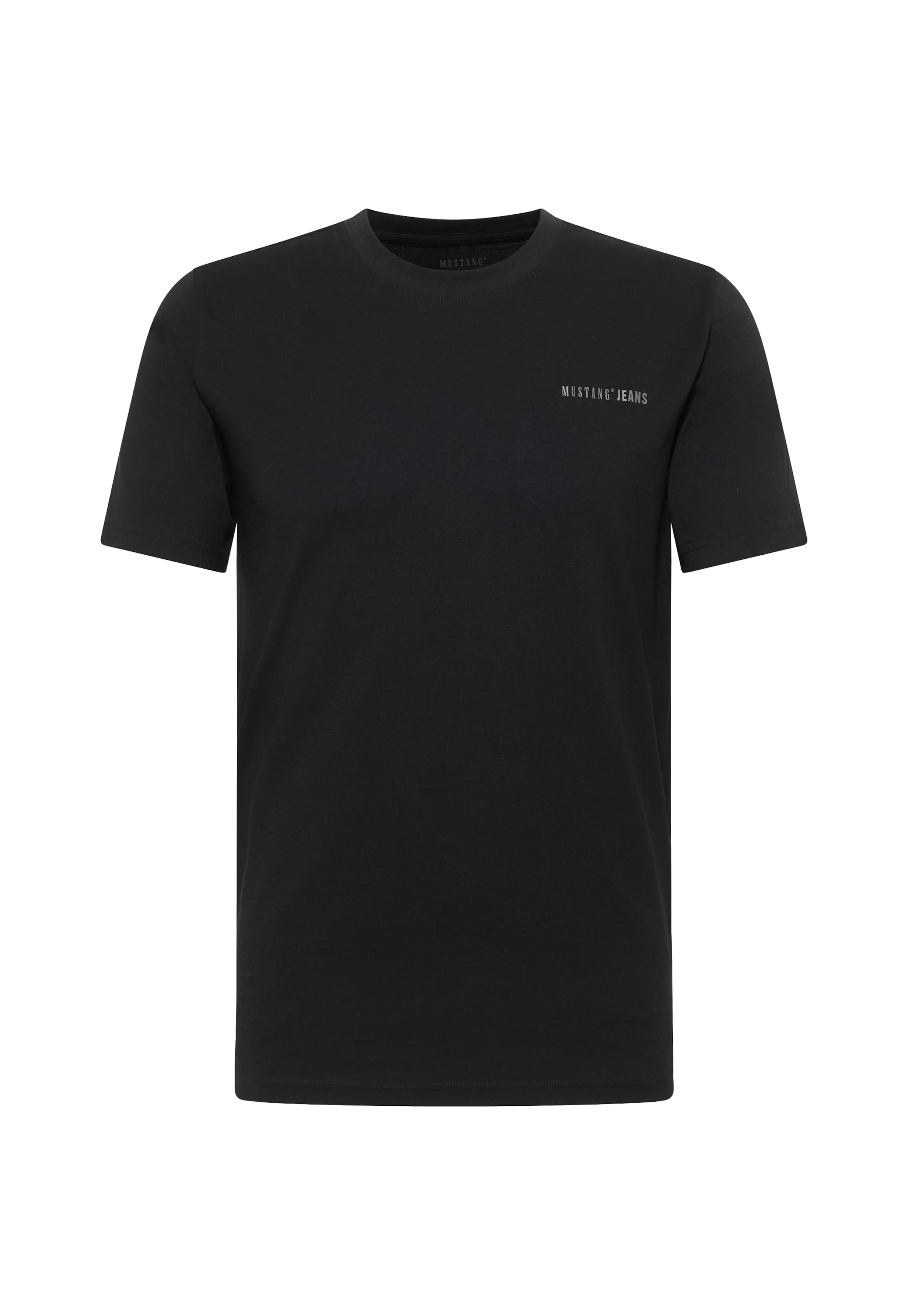 MUSTANG Tričko 'Austin' - Čierna: predná strana