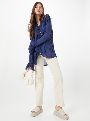 Free People Blouse 'GEORGIA' in Blauw