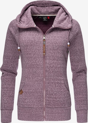 Ragwear Sweatjacke in Pink: predná strana